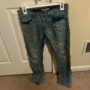 Kids sized 14 pair of blue slim fit jeans